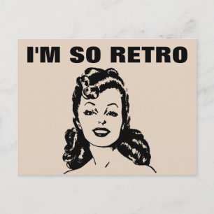 I'M SO RETRO POSTCARD