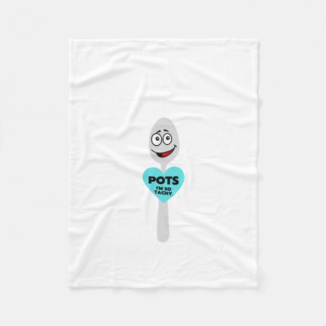 I'm So Tachy Fleece Blanket (Front)