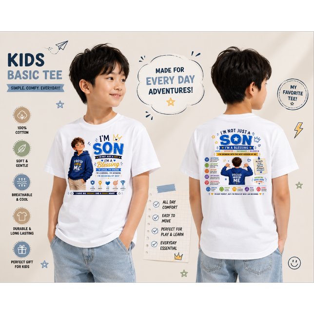 I'm Son tshirt Design | Boy Motivation Design (Creator Uploaded)
