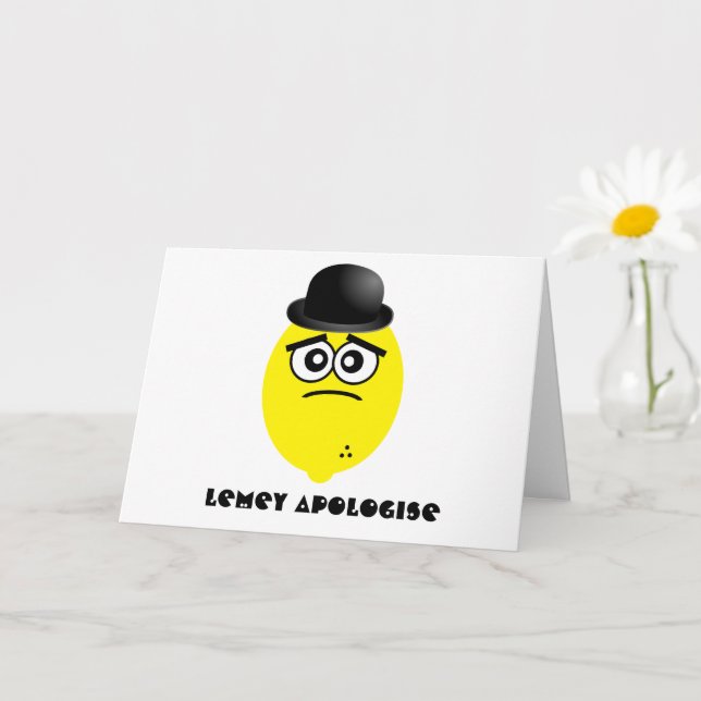 Im sorry apology card (Small Plant)