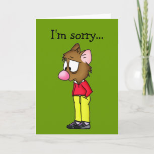 I'm Sorry Card