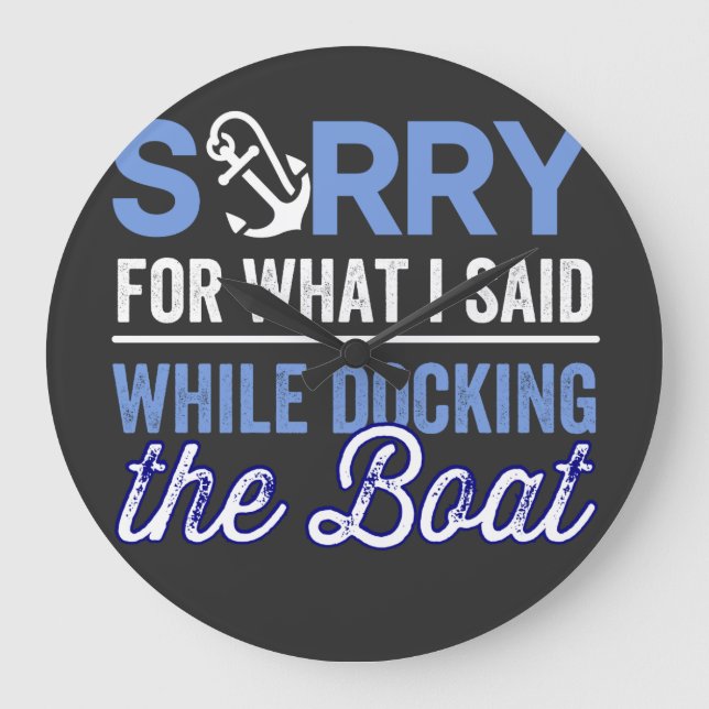 im sorry for what i said while i was docking large clock (Front)