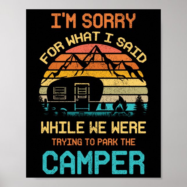 I'm Sorry For What I Said While We Were Trying Poster (Front)