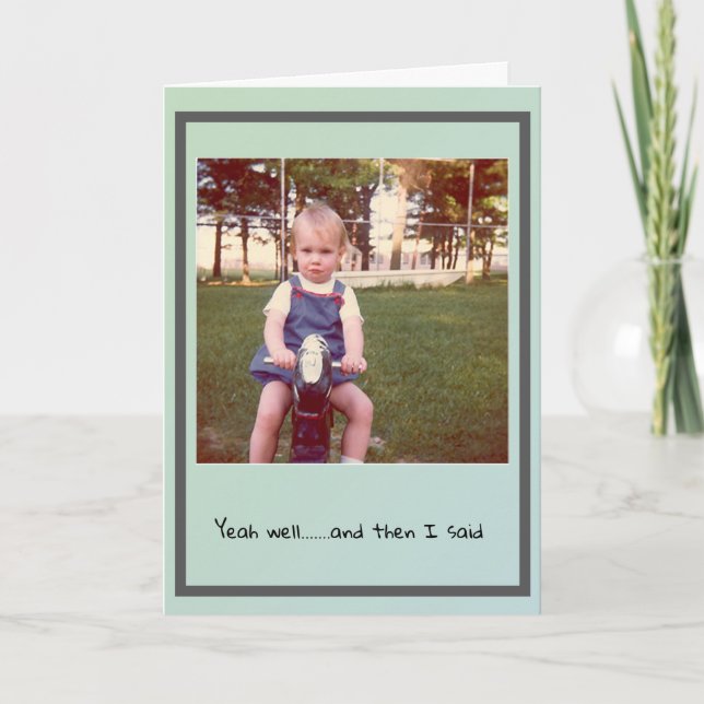 I'm Sorry Greeting Card (Front)