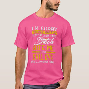 I'm Sorry My Nice Button Is Out Of Order Today B1t T-Shirt