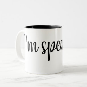 I'm Speaking, Kamala Harris I'm Speaking Two-Tone Coffee Mug