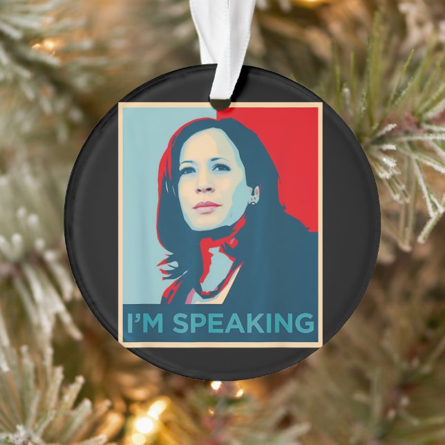 I'm Speaking Kamala Harris Ornament (Tree)