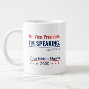 I'm Speaking Kamala Harris President 2024 Large Coffee Mug