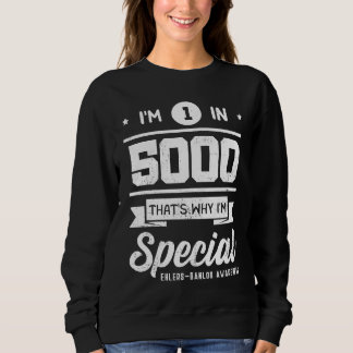 I'm Special Ehlers Danlos Black White Zebra Stripe Sweatshirt