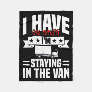 I'm Staying In Tha Van Phasmophobia Funny Gamer Me Fleece Blanket