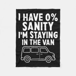 I'm Staying In Tha Van Phasmophobia Funny Gamer Me Fleece Blanket