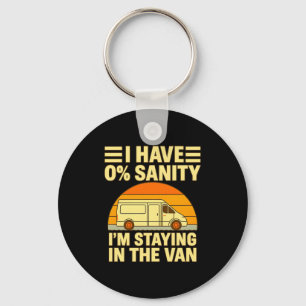 I'm Staying In Tha Van Vintage Phasmophobia Man's Key Ring