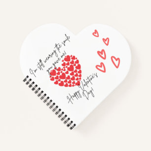 I'm still wearing the smile you gave me  notebook