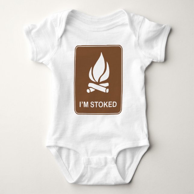 I'm Stoked Baby Bodysuit (Front)