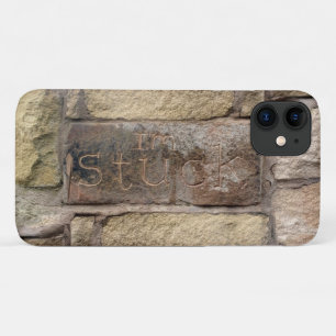 "I'm Stuck" another brick in the wall iPhone 11 Case