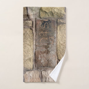 "I'm Stuck" another brick in the wall Hand Towel