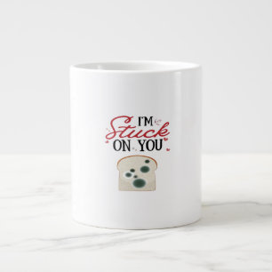 Im Stuck On You Clean Romantic Style  Large Coffee Mug