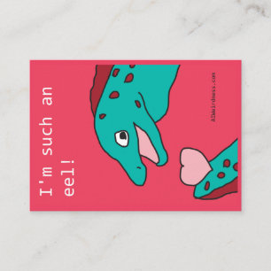 I'm such an eel! - AI Valentine Enclosure Card