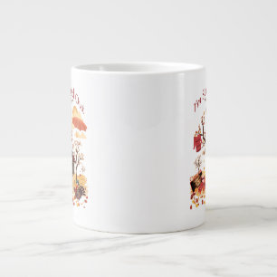 I'm Summered Out Ready For Fall - Autumn Scenery Large Coffee Mug