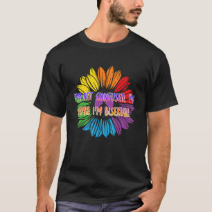 Im Sure Im Bisexual Bi Positive Quotes Bi Pride Po T-Shirt