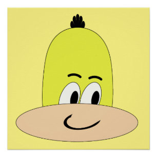 I'm Sveety,  Funny Face Cartoon Poster