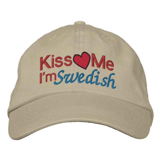 I'm Swedish by SRF Embroidered Hat (Front)