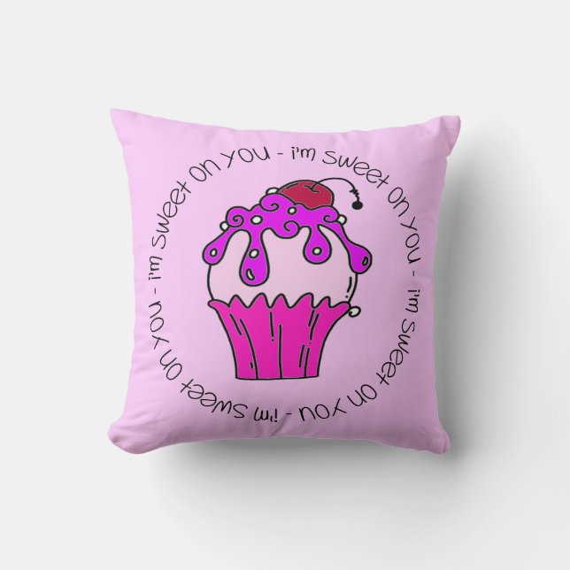 I'm Sweet on You Valentine Cushion (Front)