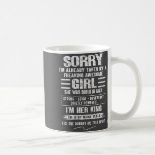 I'm Taken By Freaking Awesome Girl Born In May On Coffee Mug