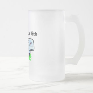 "I'm taking the 5th" frosted mug