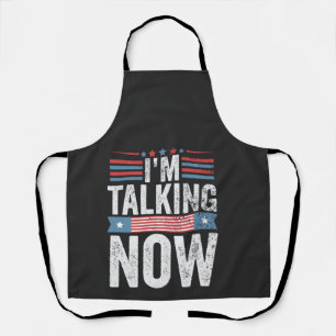 I'm Talking Now Trump Kamala President Debate  Apron