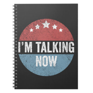 I'm Talking Now Trump Kamala President Debate Notebook