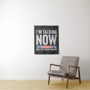 I'm Talking Now Trump Kamala President Debate  Tapestry