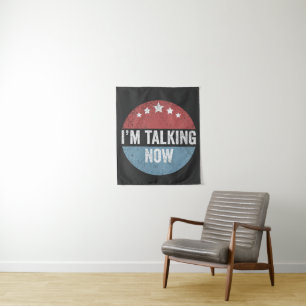 I'm Talking Now Trump Kamala President Debate  Tapestry