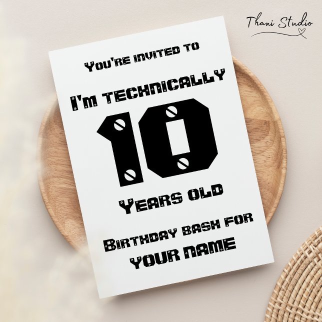 I'm Technically... years old Leap Year Birthday Invitation (Creator Uploaded)