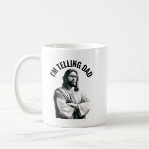 I'm Telling Dad - Funny Jesus Meme Coffee Mug