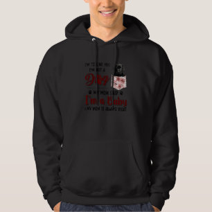 I'm Telling You I'm Not A Dog My Mum Said Black La Hoodie