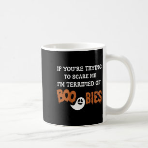 I'm Terrified Of Ies, Halloween Funny I'm Ed  Coffee Mug