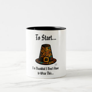 I'm Thankful/GPH Two-Tone Coffee Mug