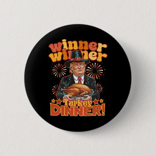 I'm Thankful Trump Won Thanksgiving Turkey Fall Me 6 Cm Round Badge