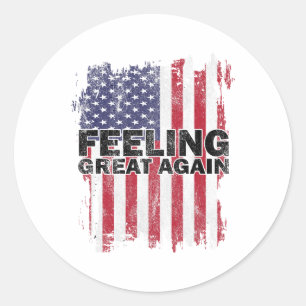 I'm Thankful Trump Won Took America Ck Winner Than Classic Round Sticker