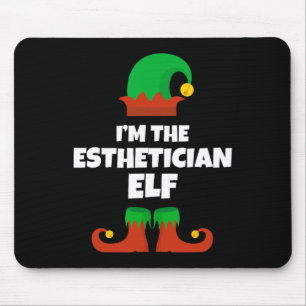 I'm The Aesthetician Elf Family Pajama Christmas B Mouse Mat
