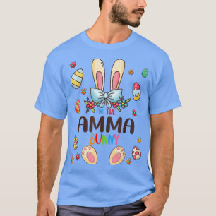 I'm The Amma Bunny Easter Day Matching Family Egg T-Shirt