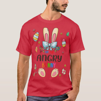 I'm The Angry Bunny Easter Day Matching Family Egg T-Shirt