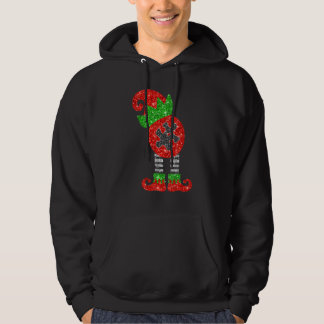 I'm The Autism Puzzle Elf Teacher Matching Christm Hoodie