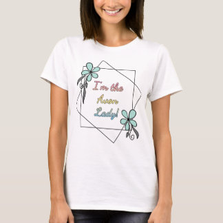 I'm the Avon Lady, floral with back print T-Shirt