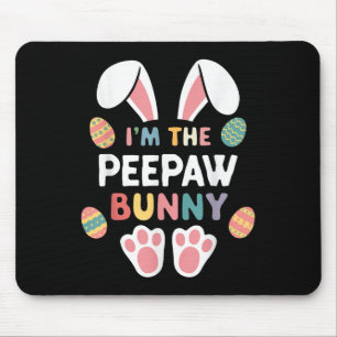 Im The Aw Bunny Easter Matching Family Pee-paw Mouse Mat