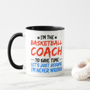 I'm The Basketball Coach Vintage Trainer Sports Mug