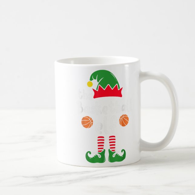 I'm The Basketball Elf Christmas Family Matching P Coffee Mug (Right)