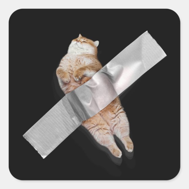 I'm the best banana! square sticker (Front)