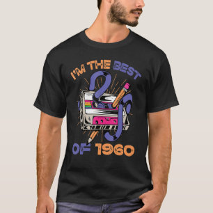 I'm The Best Of 1960 Vintage Cassette Tape Music R T-Shirt